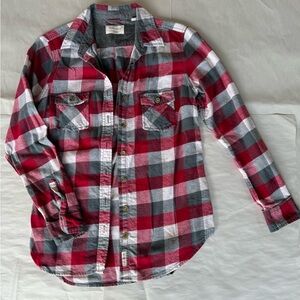 Woman’s plaid shirt